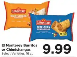 Food 4 Less El Monterey Burritos or Chimichangas offer