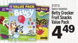 IGA Betty Crocker Fruit Snacks Value Pack offer