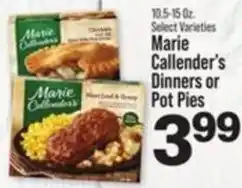 IGA Marie callender's dinners or pot pies offer