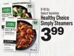 IGA Healthy Choice Simply Steamers offer