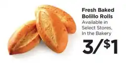 Food 4 Less Fresh Baked Bolillo Rolls offer