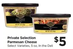Food 4 Less Private Selection Parmesan Cheese offer