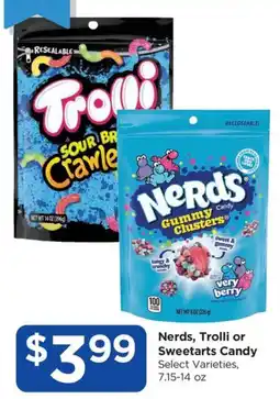 Food 4 Less Nerds, Trolli or Sweetarts Candy offer