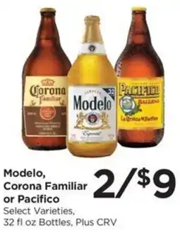 Food 4 Less Modelo, Corona Familiar or Pacifico offer