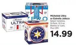 Food 4 Less Michelob Ultra or Estrella Jalisco offer