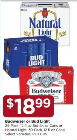 Food 4 Less Budweiser or Bud Light offer
