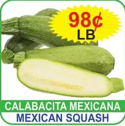 JD's Supermarket Mexican Squash offer
