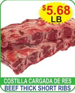 JD's Supermarket Beef Thick Short Ribs offer