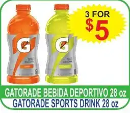 JD's Supermarket Gatorade sports drink offer