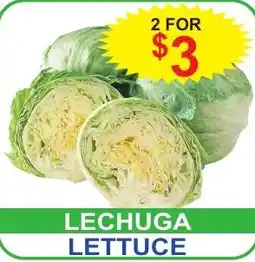 JD's Supermarket Lechuga Lettuce offer