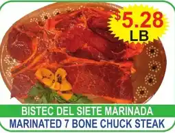 JD's Supermarket Marinated 7 Bone Chuck Steak offer
