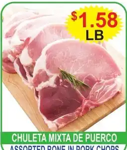 JD's Supermarket Assorted Bone In Pork Chops offer
