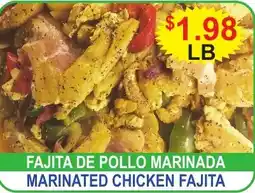 JD's Supermarket Marinated Chicken Fajita offer