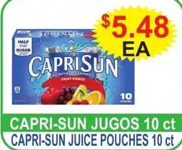 JD's Supermarket Capri-sun juice pouches offer