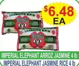 JD's Supermarket Imperial Elephant Jasmine Rice offer