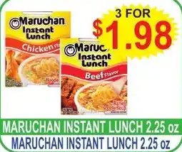JD's Supermarket Maruchan instant lunch offer