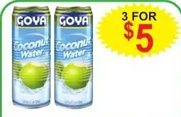 JD's Supermarket Goya coconut water offer