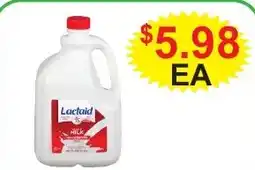 JD's Supermarket Lactaid milk offer