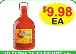 JD's Supermarket Valentina Salsa Picante offer