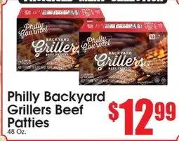 Supremo Foods Inc Philly Backyard Grillers Beef Patties offer