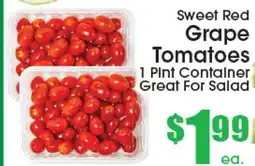 Supremo Foods Inc Sweet Red Grape Tomatoes offer