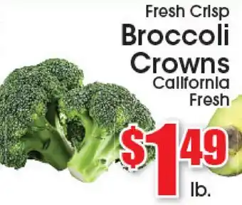 Supremo Foods Inc Fresh Crisp Broccoli Crowns offer