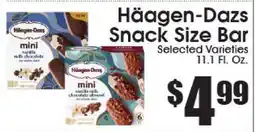Supremo Foods Inc Häagen-Dazs Snack Size Bar offer