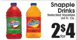 Supremo Foods Inc Snapple Drinks offer