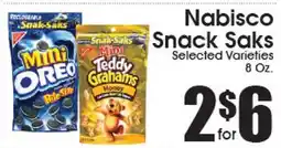 Supremo Foods Inc Nabisco Snack Saks offer