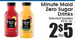 Supremo Foods Inc Minute Maid Zero Sugar Drinks offer