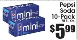 Supremo Foods Inc Pepsi Soda offer