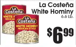 Supremo Foods Inc La Costeña White Hominy offer