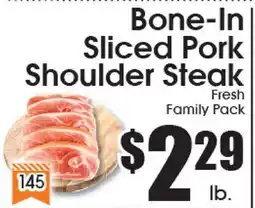 Supremo Foods Inc Bone-In Sliced Pork Shoulder Steak offer