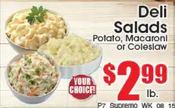 Supremo Foods Inc Deli Salads offer