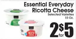 Supremo Foods Inc Essential Everyday Ricotta Cheese offer