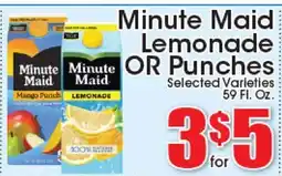 Supremo Foods Inc Minute Maid Lemonade OR Punches offer