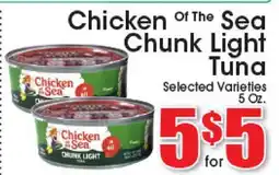 Supremo Foods Inc Chicken Of The Sea Chunk Light Tuna offer
