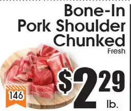Supremo Foods Inc Bone-In Pork Shoulder Chunked offer