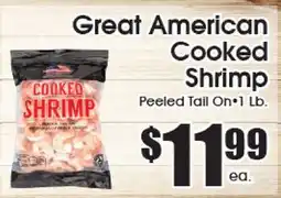 Supremo Foods Inc Great American Cooked Shrimp offer