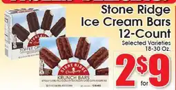 Supremo Foods Inc STONE RIDGE Ice Cream Bars offer