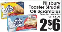 Supremo Foods Inc Pillsbury Toaster Strudel OR Scrambles offer