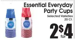 Supremo Foods Inc Essential Everyday Party Cups offer