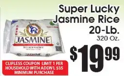 Supremo Foods Inc Super Lucky Jasmine Rice offer
