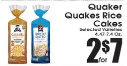 Supremo Foods Inc Quaker Quakes Rice Cakes offer