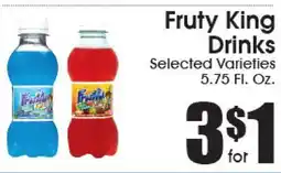 Supremo Foods Inc Fruty King Drinks offer