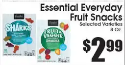Supremo Foods Inc Essential Everyday Fruit Snacks offer