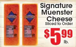 Supremo Foods Inc Signature Muenster Cheese offer