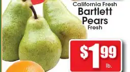 Supremo Foods Inc California Fresh Bartlett Pears offer