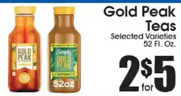 Supremo Foods Inc Gold Peak Teas offer