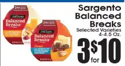 Supremo Foods Inc Sargento Balanced Breaks offer